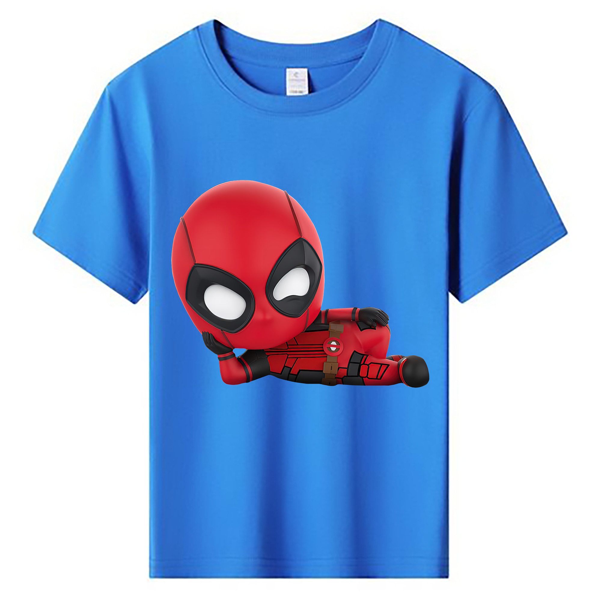 （画像用） Deadpool デッドプール 綿100％キッズTシャツ（フロントプリント）